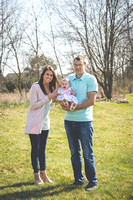 Caleb, Jodi & Annabelle Easter Pics